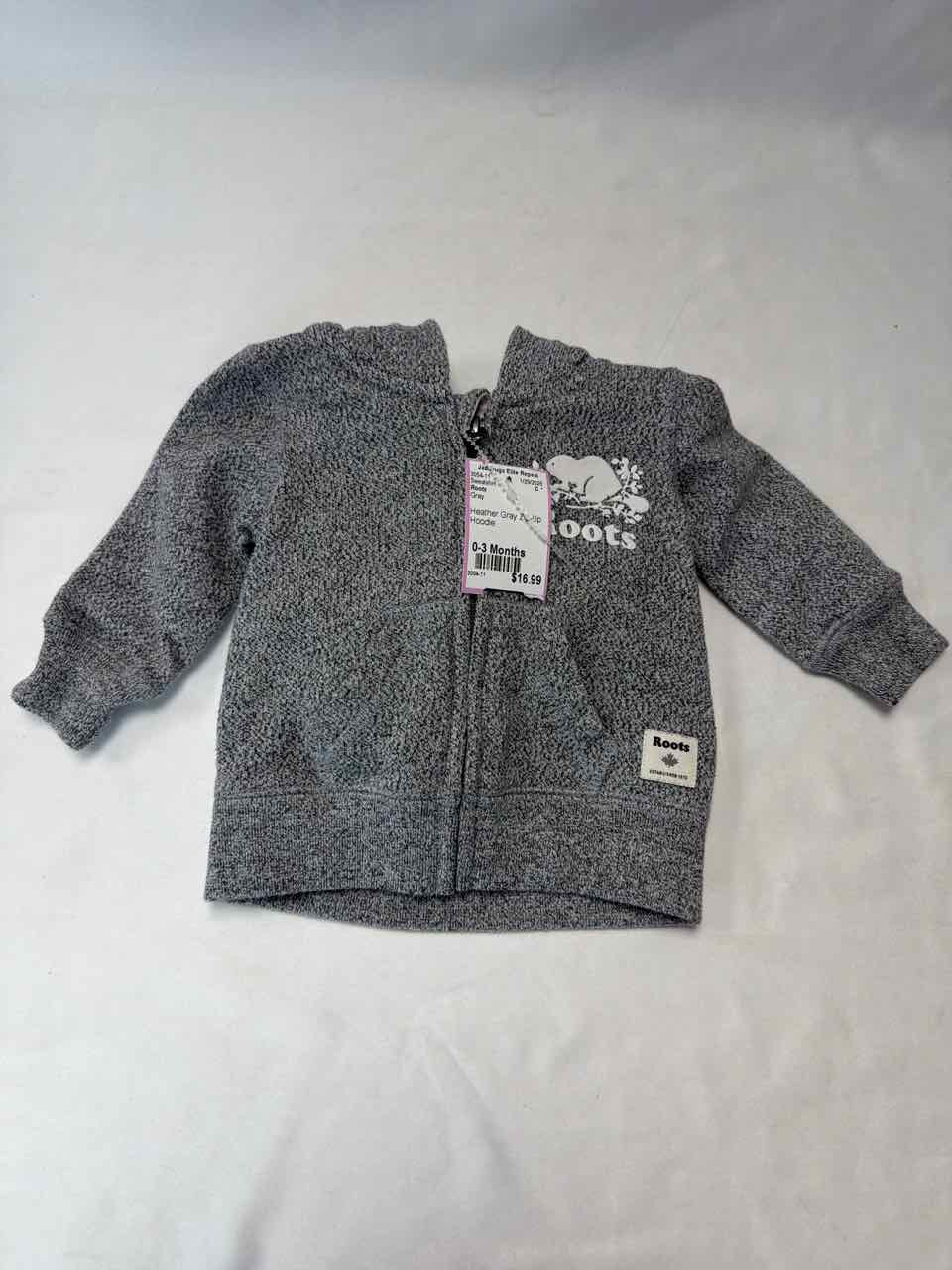 Roots Size 0-3 Months Gray Sweatshirt
