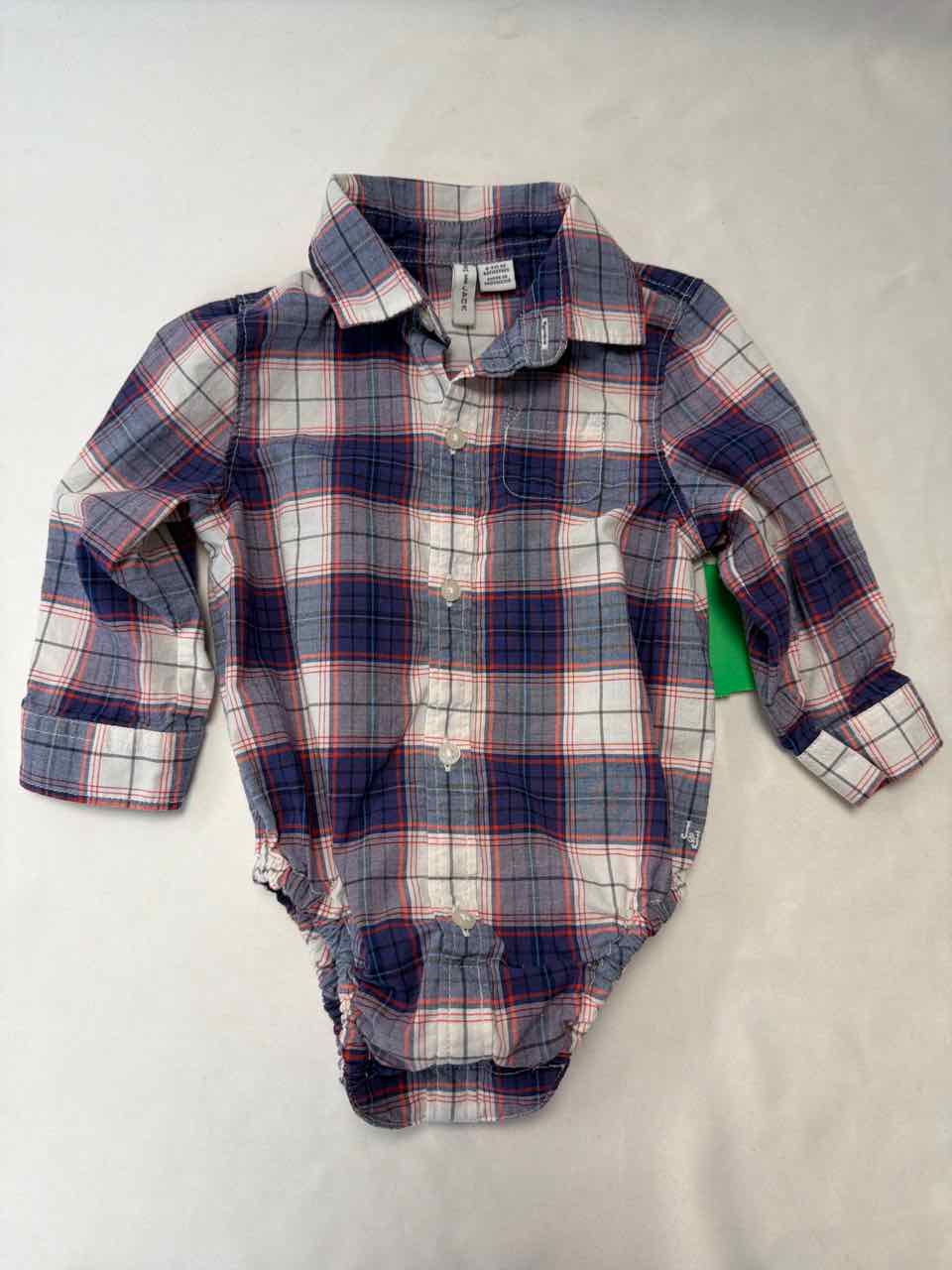 Janie and Jack Size 6-12 Months Multi-Color Gently Used Onesie