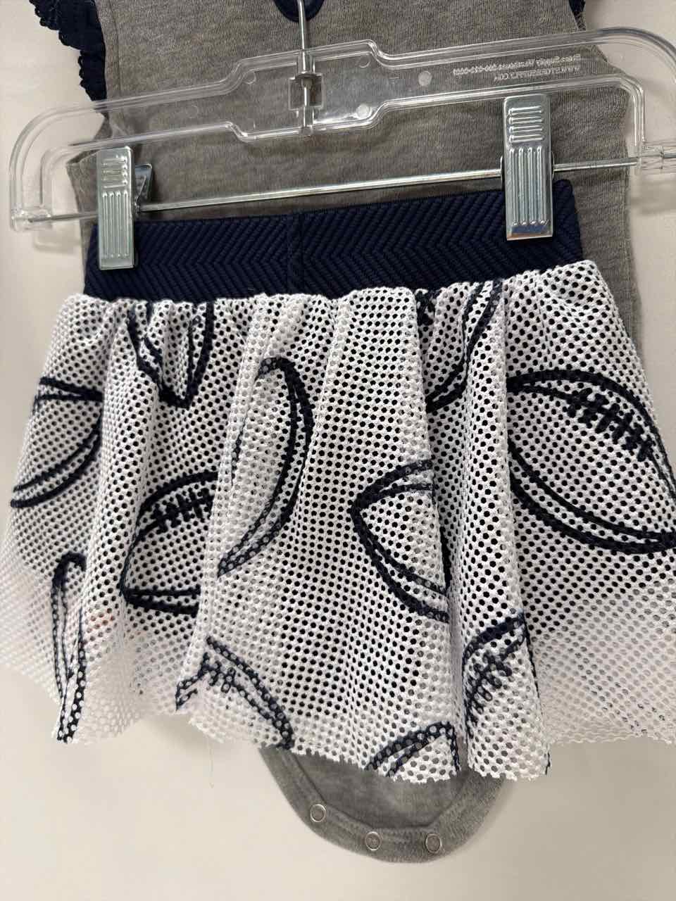 NFL Size 18 Months Gray Outfit -2pc