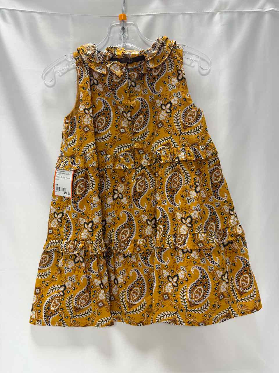 Janie and Jack Size 2T Mustard Dress- Casual