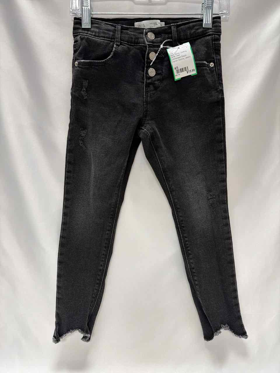Zara Size 4/5 Black Gently Used Jeans