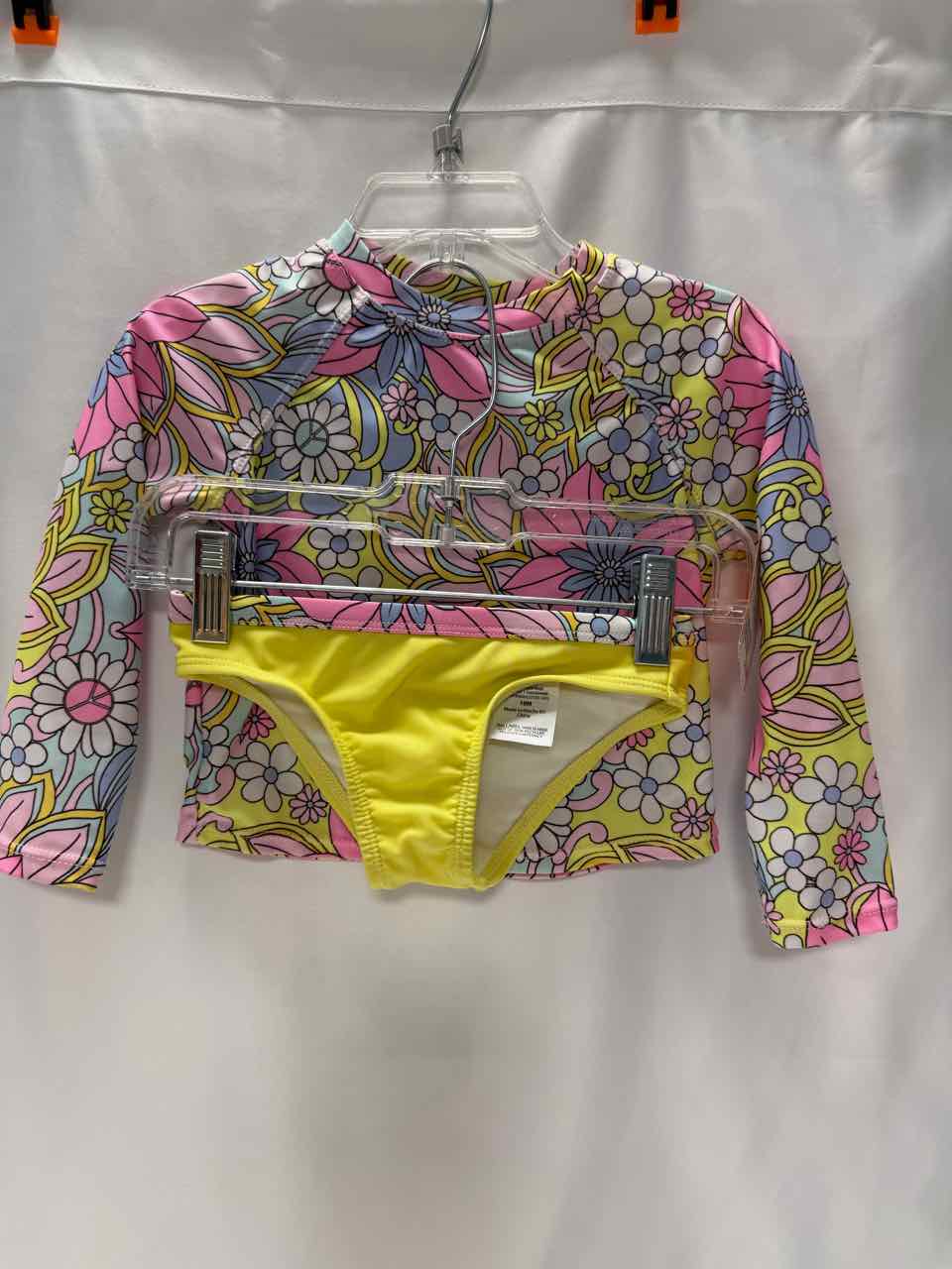 Wonder Nation Size 18 Months Pink Swimsuit- 2pc