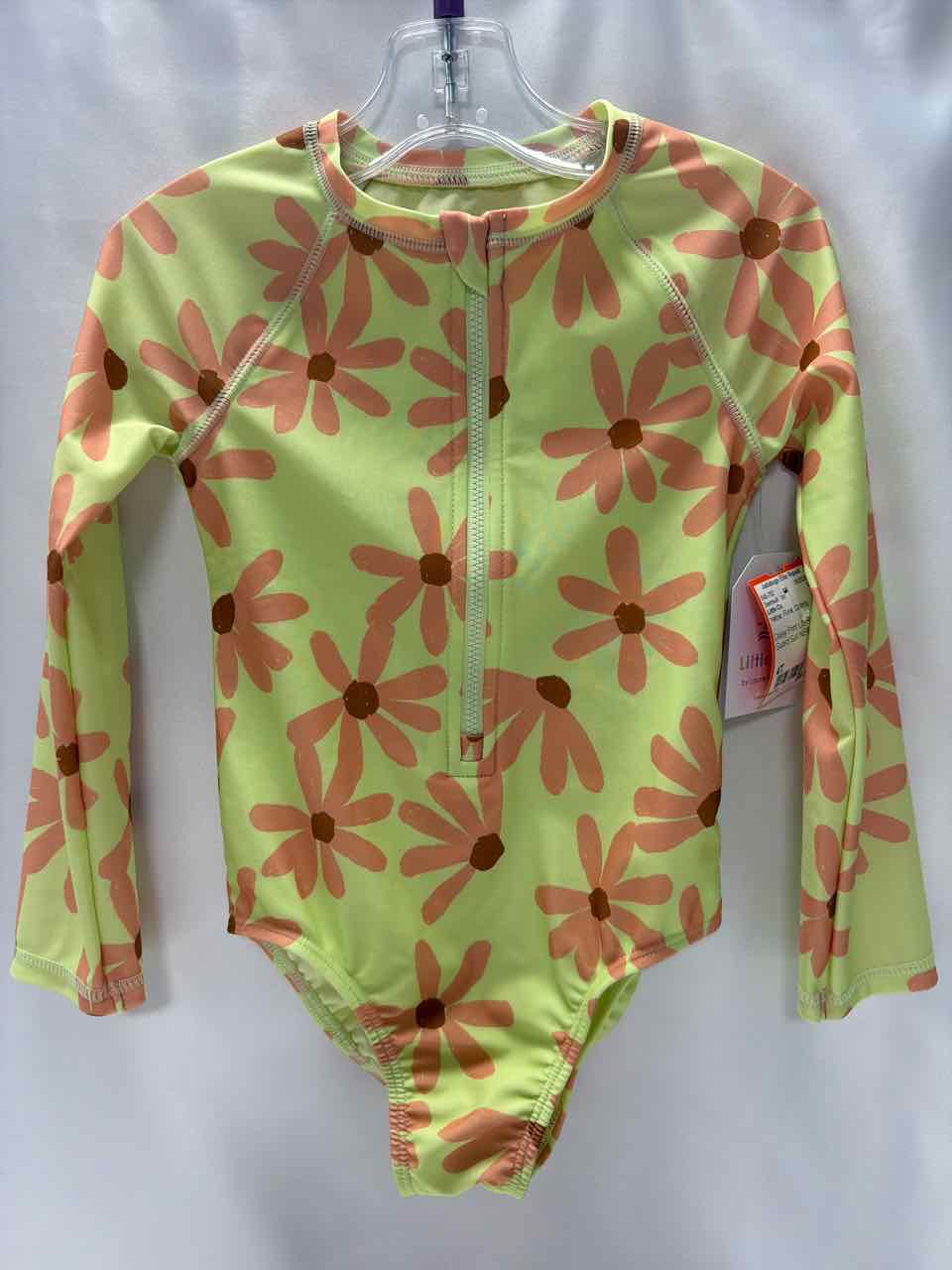 Little Co. Size 4T Yellow Swimsuit- 1pc
