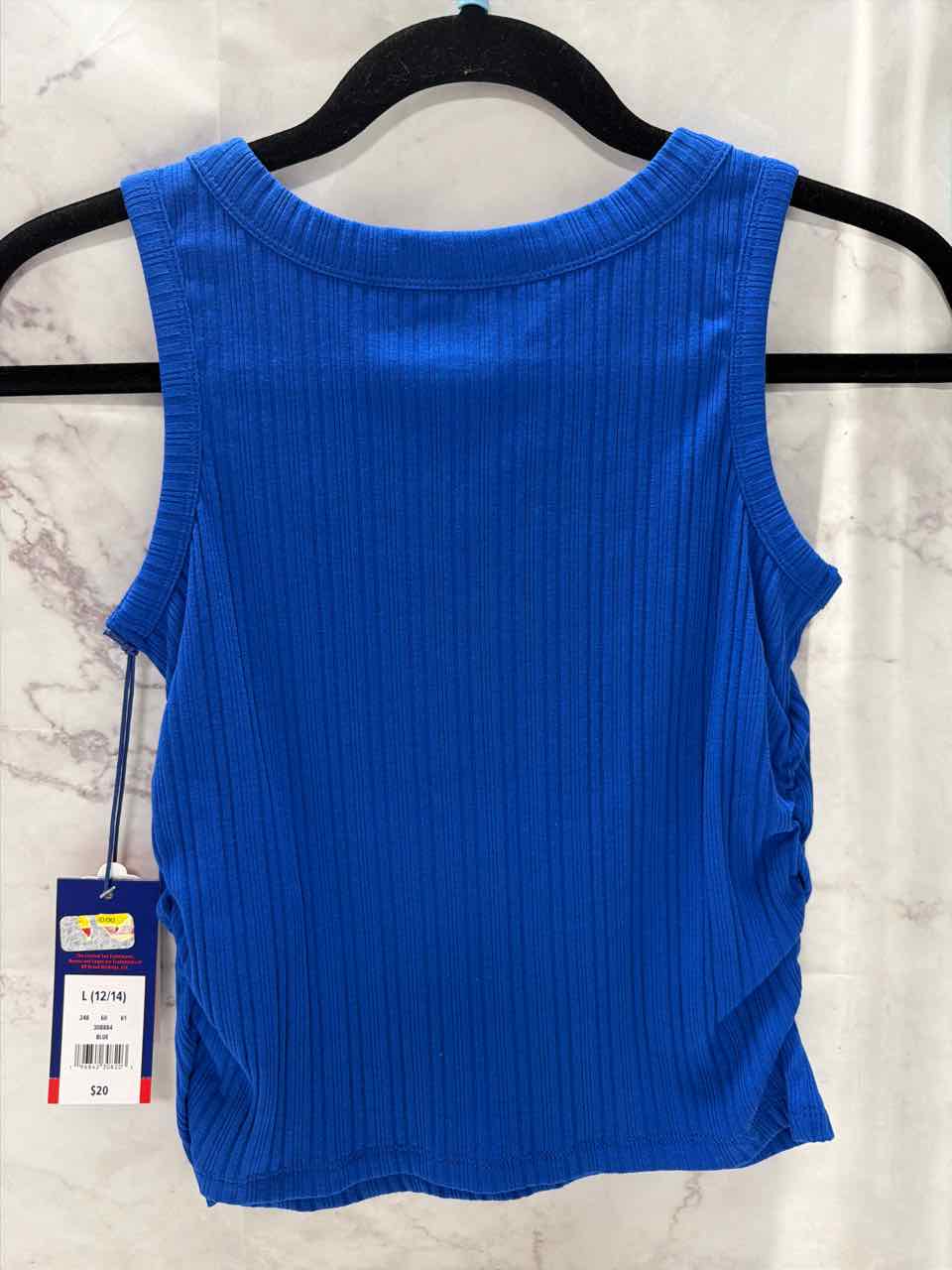 Limited Size 12 Blue Tank