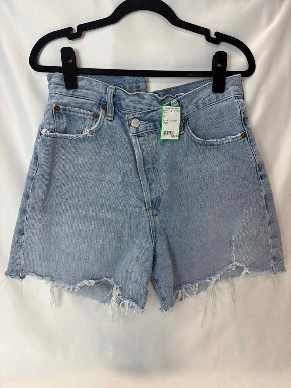 Agolde Gently Used Blue Shorts