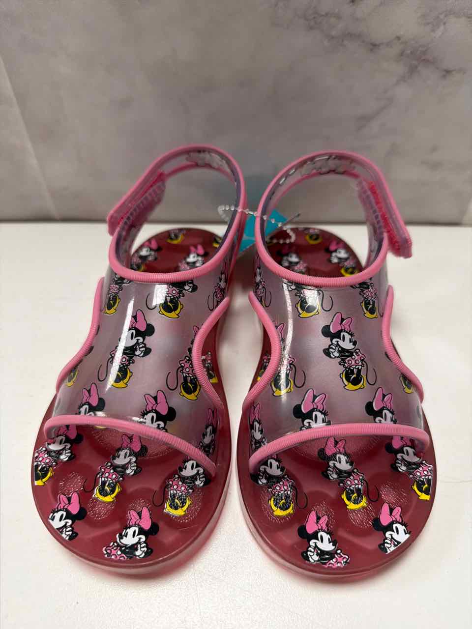Mini Melissa Shoe Sizes 10C Pink Sandals
