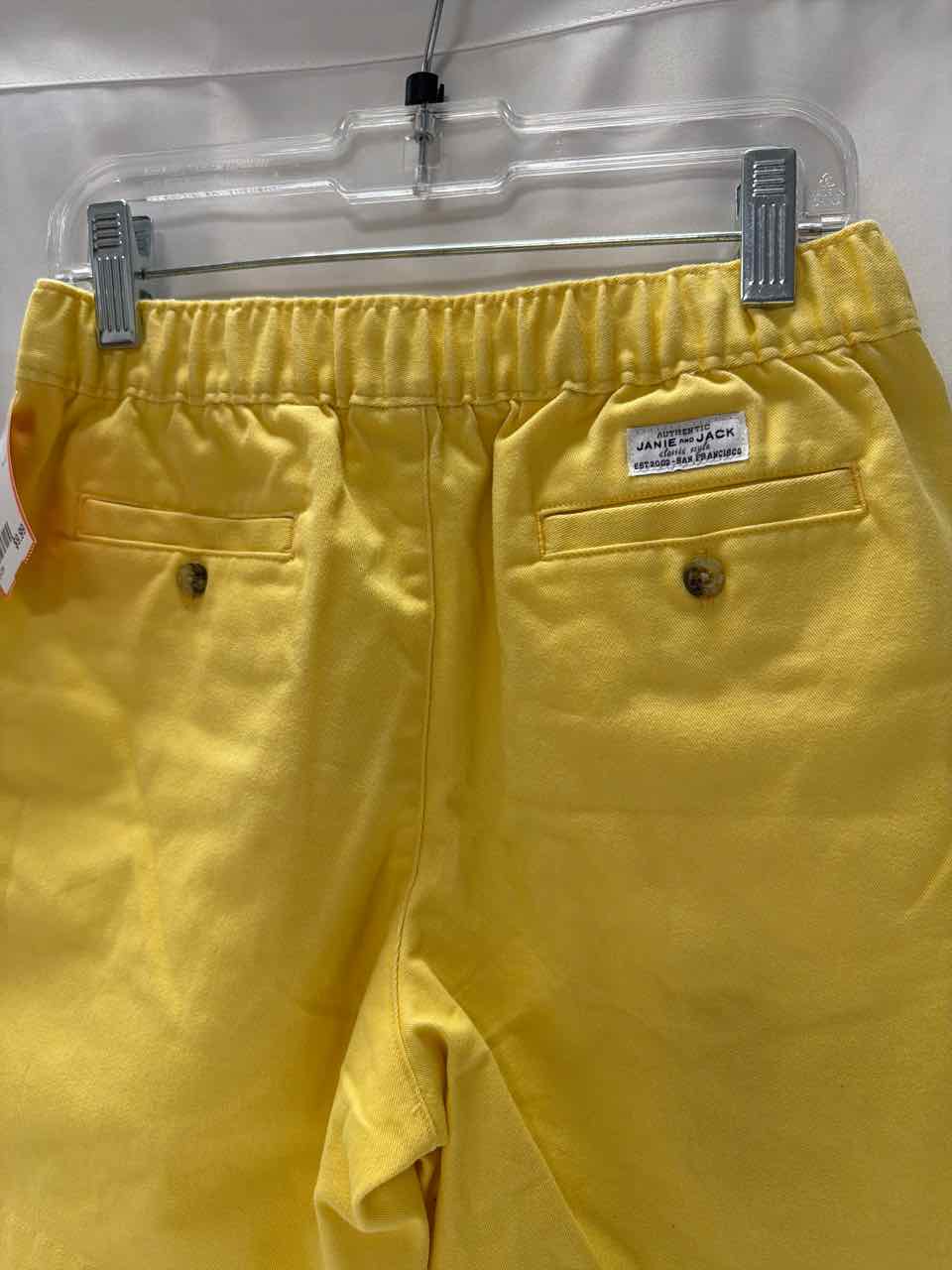 Janie and Jack Size 7 Yellow Shorts- Formal