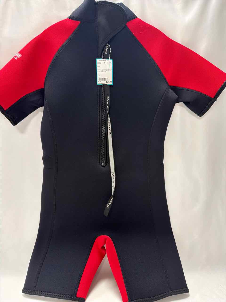 Dark Lightning Size 12 Black Wetsuit