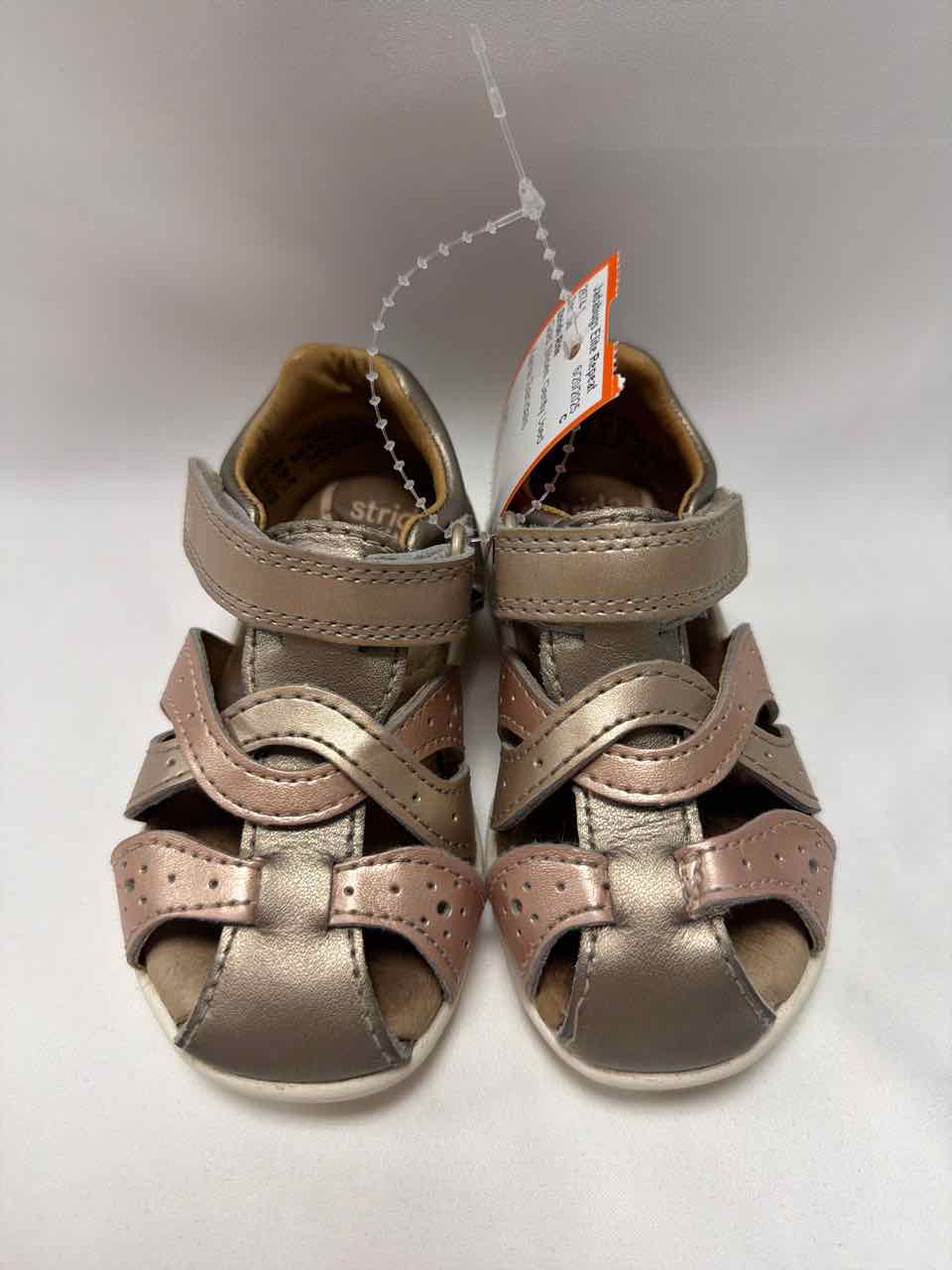 Stride Rite Shoe Sizes 5C Gold Gently Used Sandals