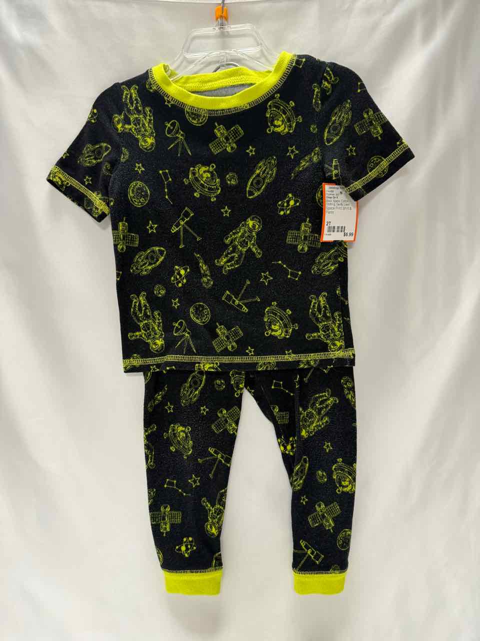 Sleep On It Size 2T Black Gently Used Pajamas- 2pc