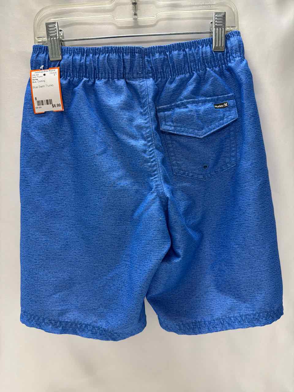 Hurley Size 8 Blue Swim Trunks