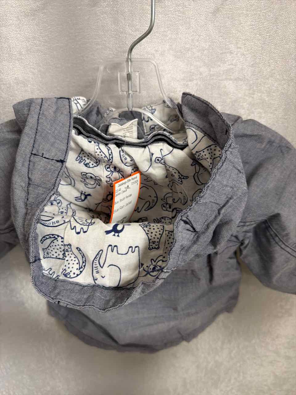 Size 4-6 Months Blue Jacket- Casual