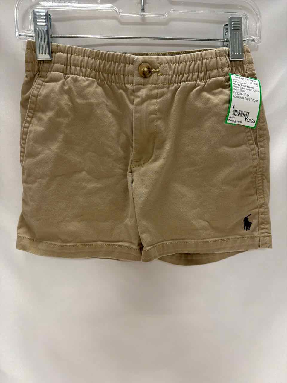 Polo by Ralph Lauren Size 4 Beige Gently Used Shorts- Casual