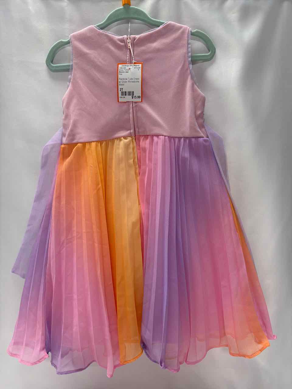 Bonnie Jean Size 2T Pink Dress- Formal
