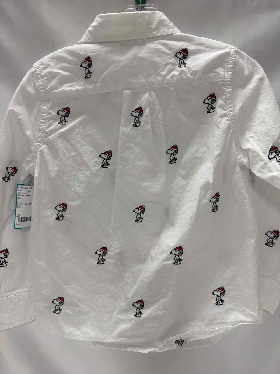 Janie and Jack Size 3T White Shirt- Casual