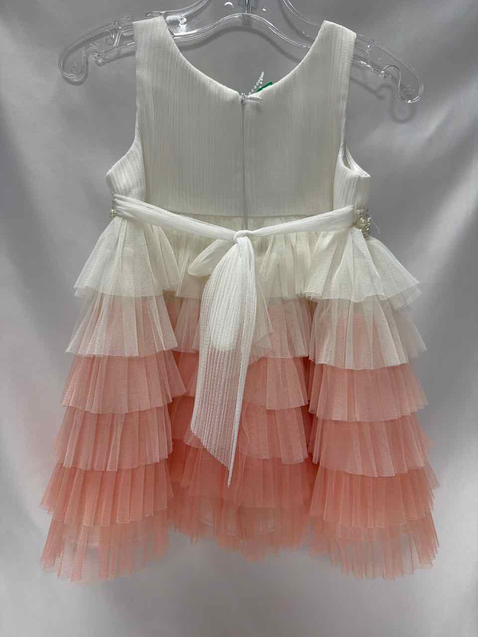 American Princess Size 24 Months White Gently Used Dress- Formal
