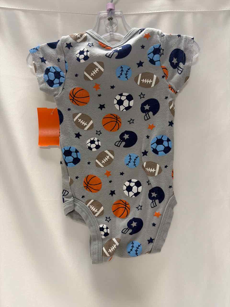 Size 3-6 months Gray Onesie