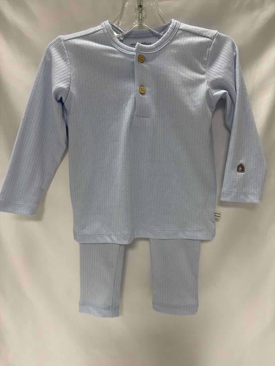 Size 12 Months Baby Blue Gently Used Outfit- 3pc