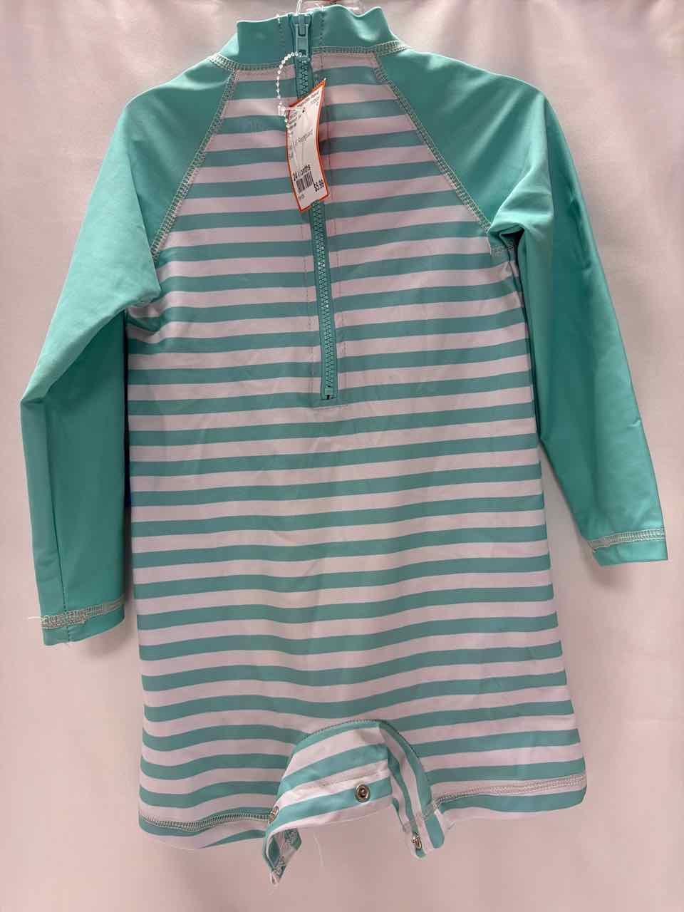 Little Me Size 24 Months Aqua Swimsuit- 1pc