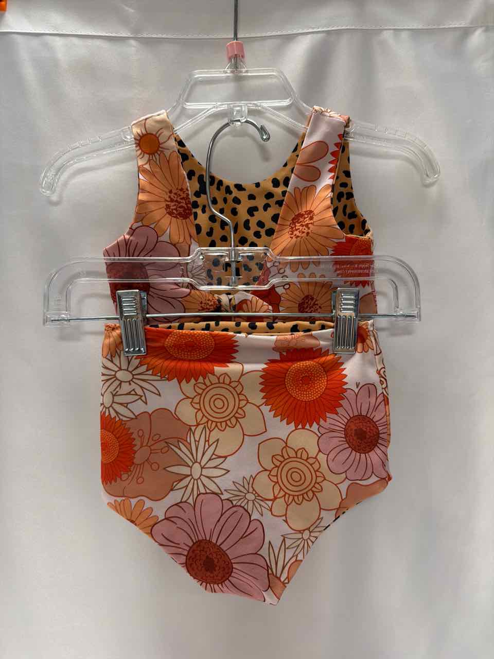 Size 12 Months Brown Swimsuit- 2pc