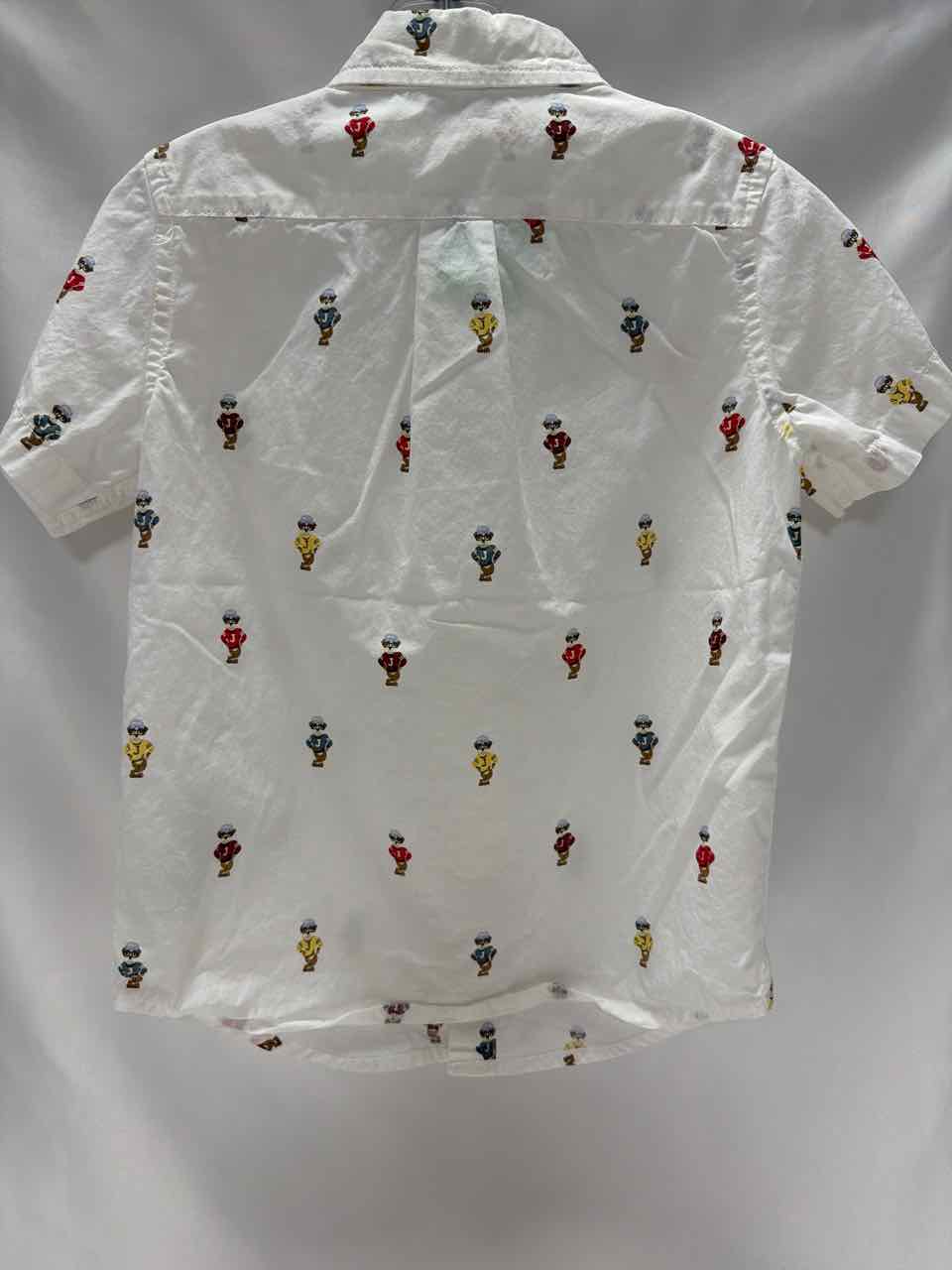 Janie and Jack Size 4 White Gently Used Shirt- Casual