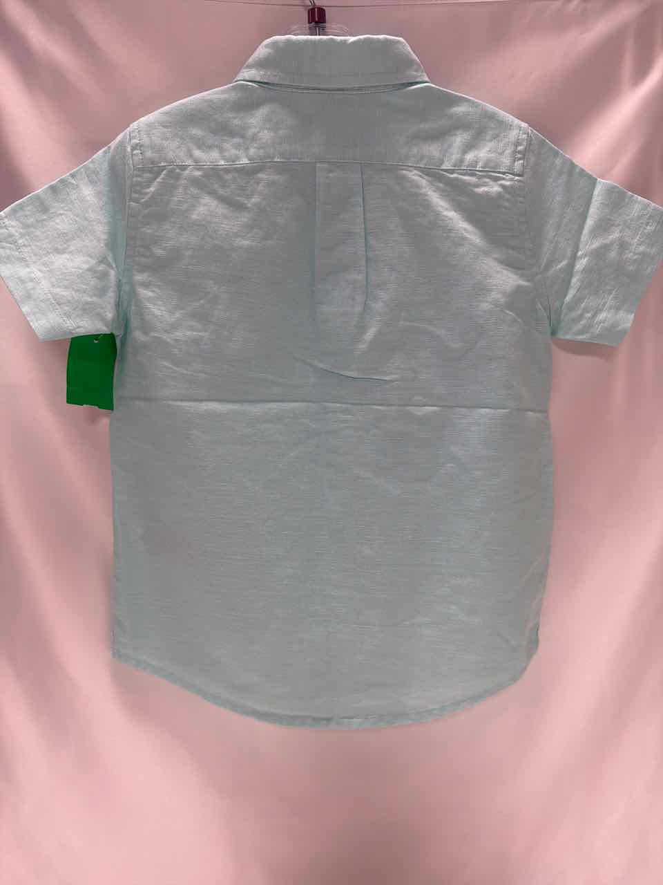 Janie and Jack Size 5 Baby Blue Gently Used Shirt- Casual