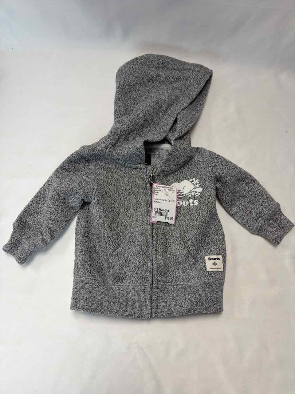 Roots Size 0-3 Months Gray Sweatshirt