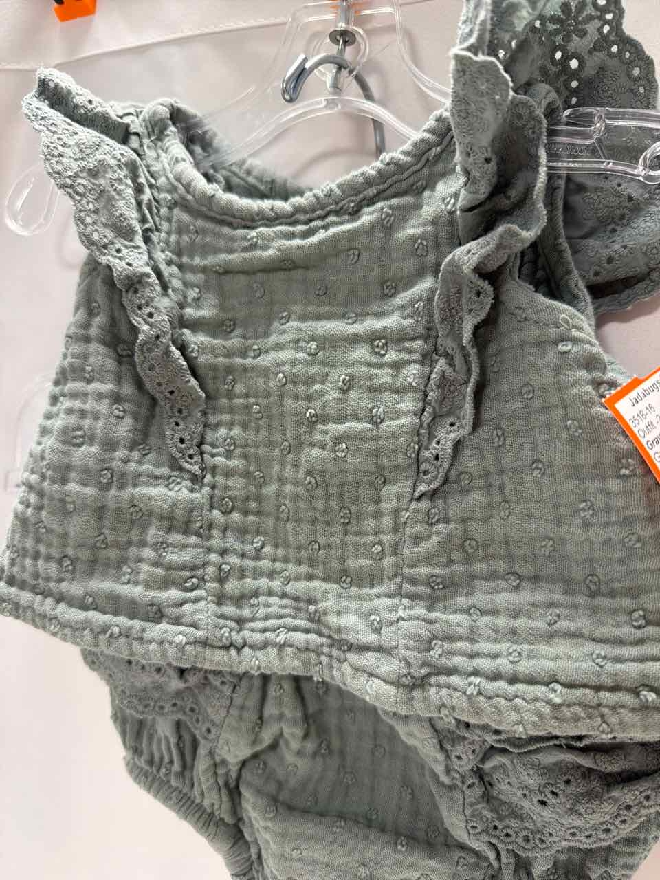 Grayson Size Newborn Green Outfit -2pc