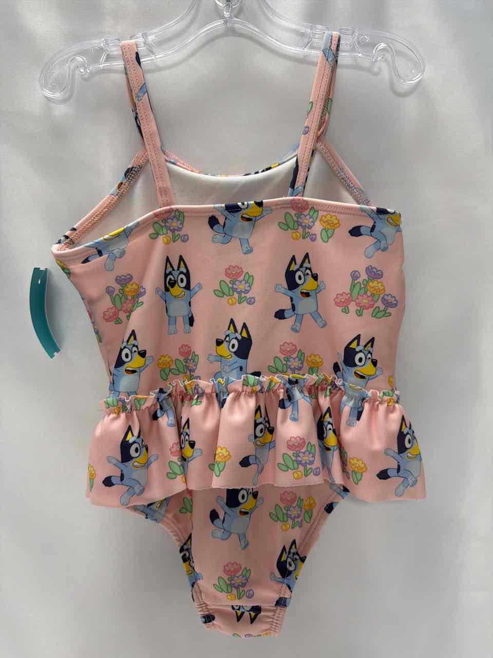 Bluey Size 2T Pink Swimsuit- 1pc
