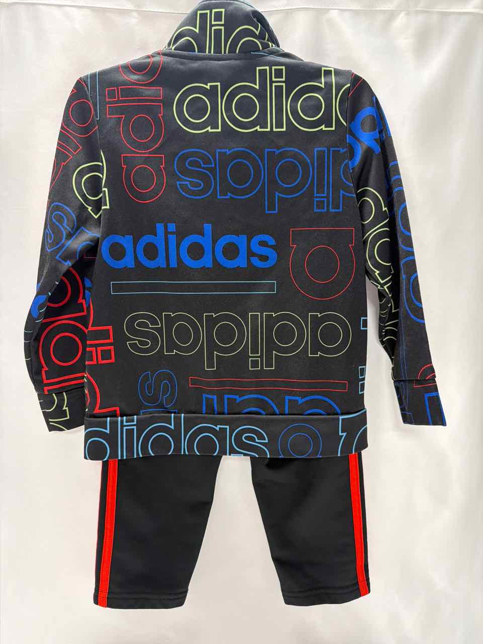 Adidas Size 3T Black Outfit -2pc