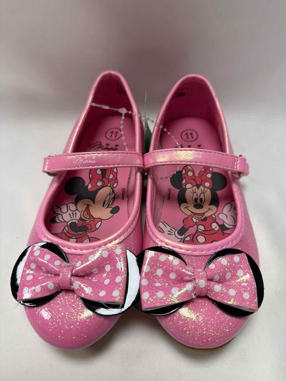 Disney Shoe Sizes 11C Pink Gently Used Shoes- Casual