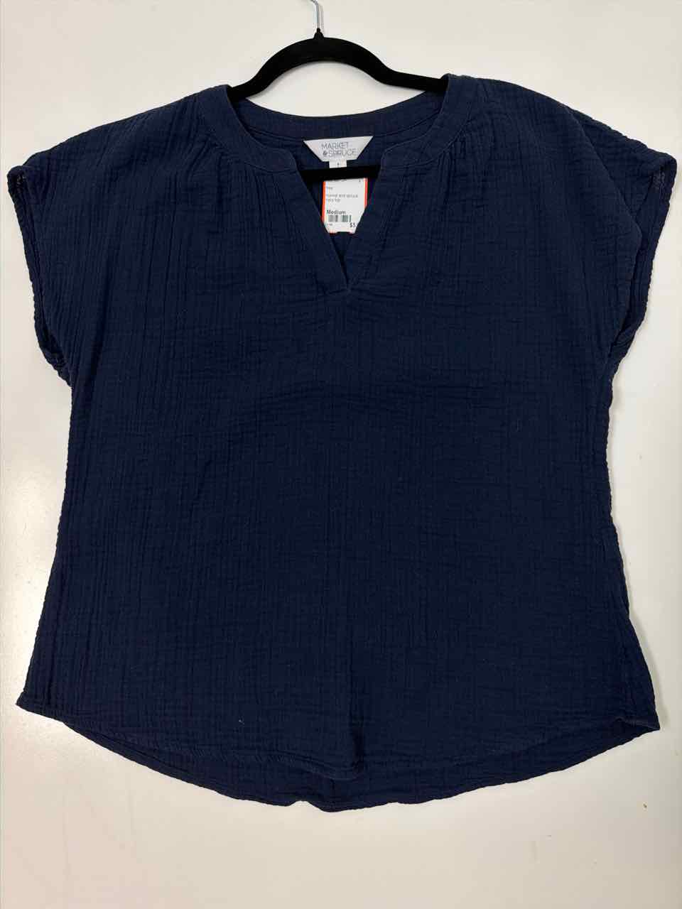 Size Medium Navy Adult Shirt