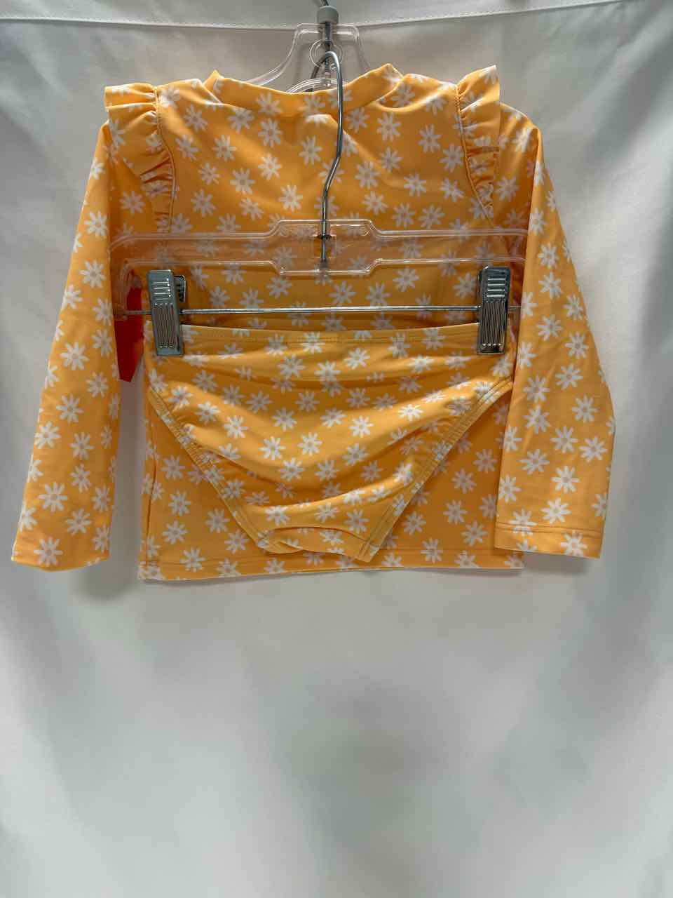 Old Navy Size 18-24 Months Orange Gently Used Swimsuit- 2pc
