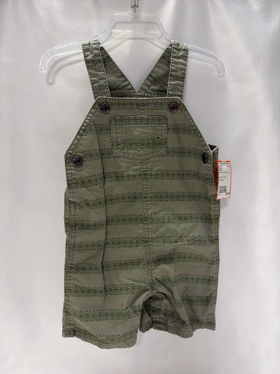 Carter's Size 18 Months Green Overalls