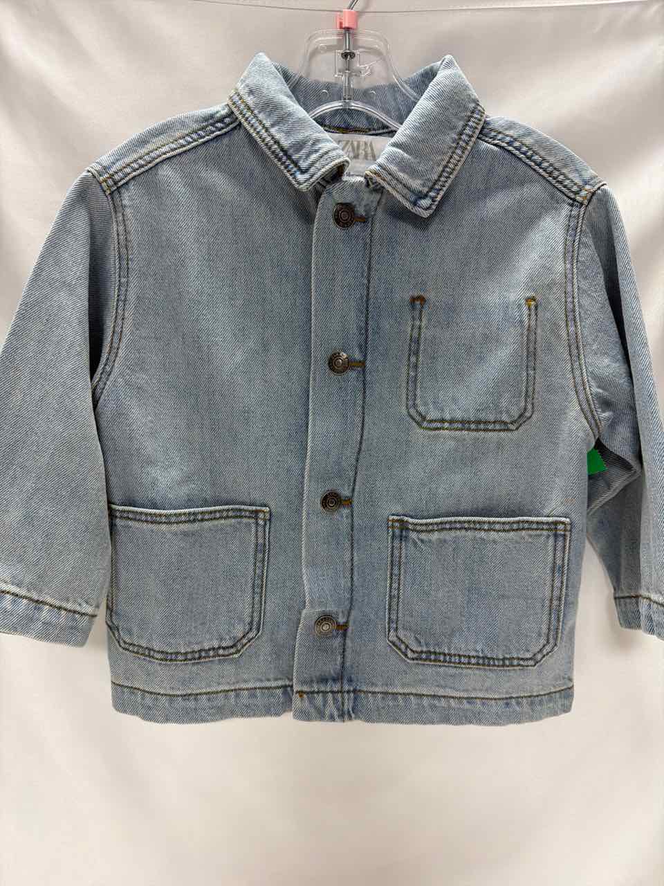 Zara Size 12-18 Months Denim Gently Used Jacket- Casual