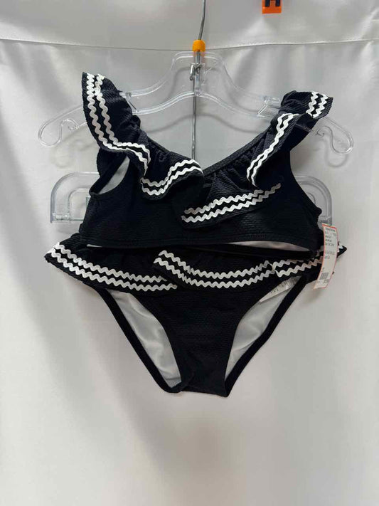 Janie and Jack Size 2T Black Swimsuit- 2pc