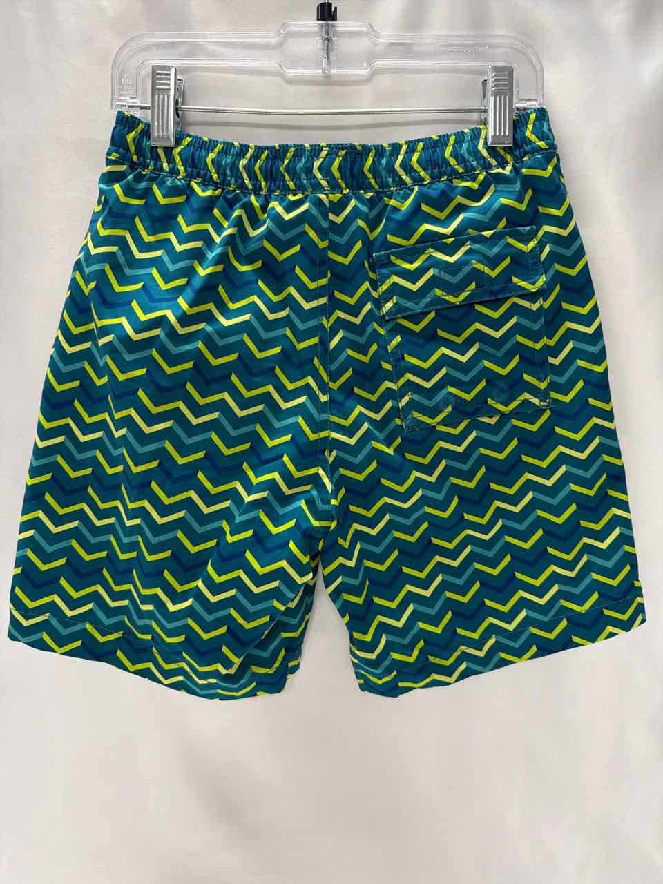 Psycho Bunny Size 7/8 Green Swim Trunks