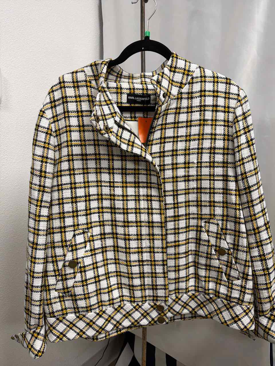 Karl Lagerfeld Gently Used White Jacket