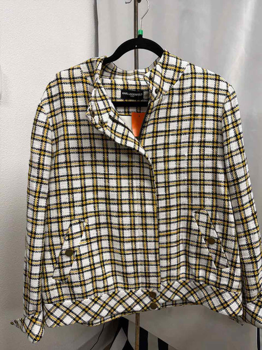 Karl Lagerfeld Gently Used White Jacket