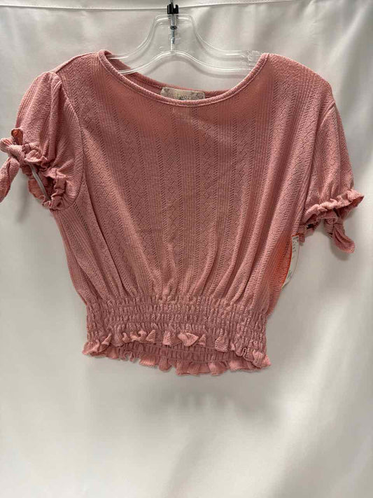 Knit Works Size 7/8 Blush Shirt- Casual