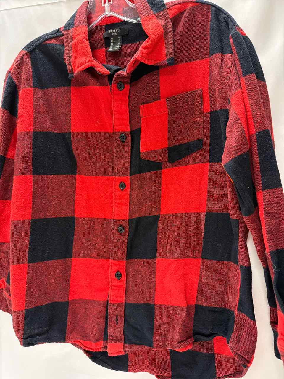 Forever 21 Size 7/8 Red Shirt- Casual