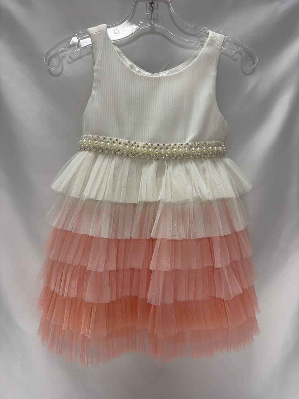 American Princess Size 24 Months White Gently Used Dress- Formal