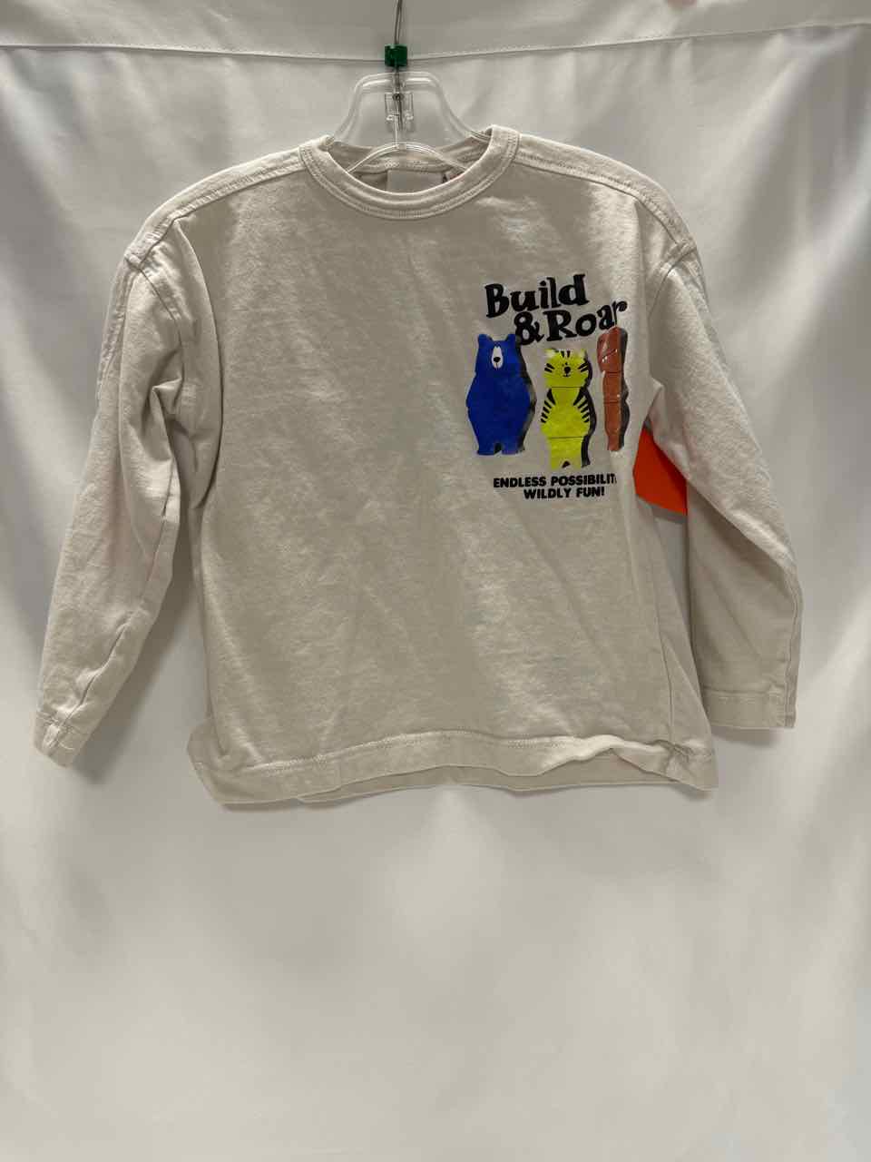 Zara Size 3T Gray Gently Used T-Shirt