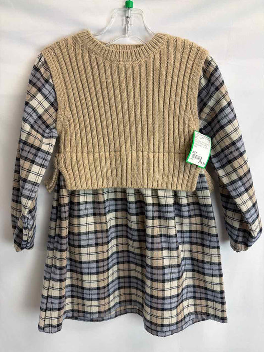 Zara Size 3/4T Multi-Color Gently Used Dress- Casual