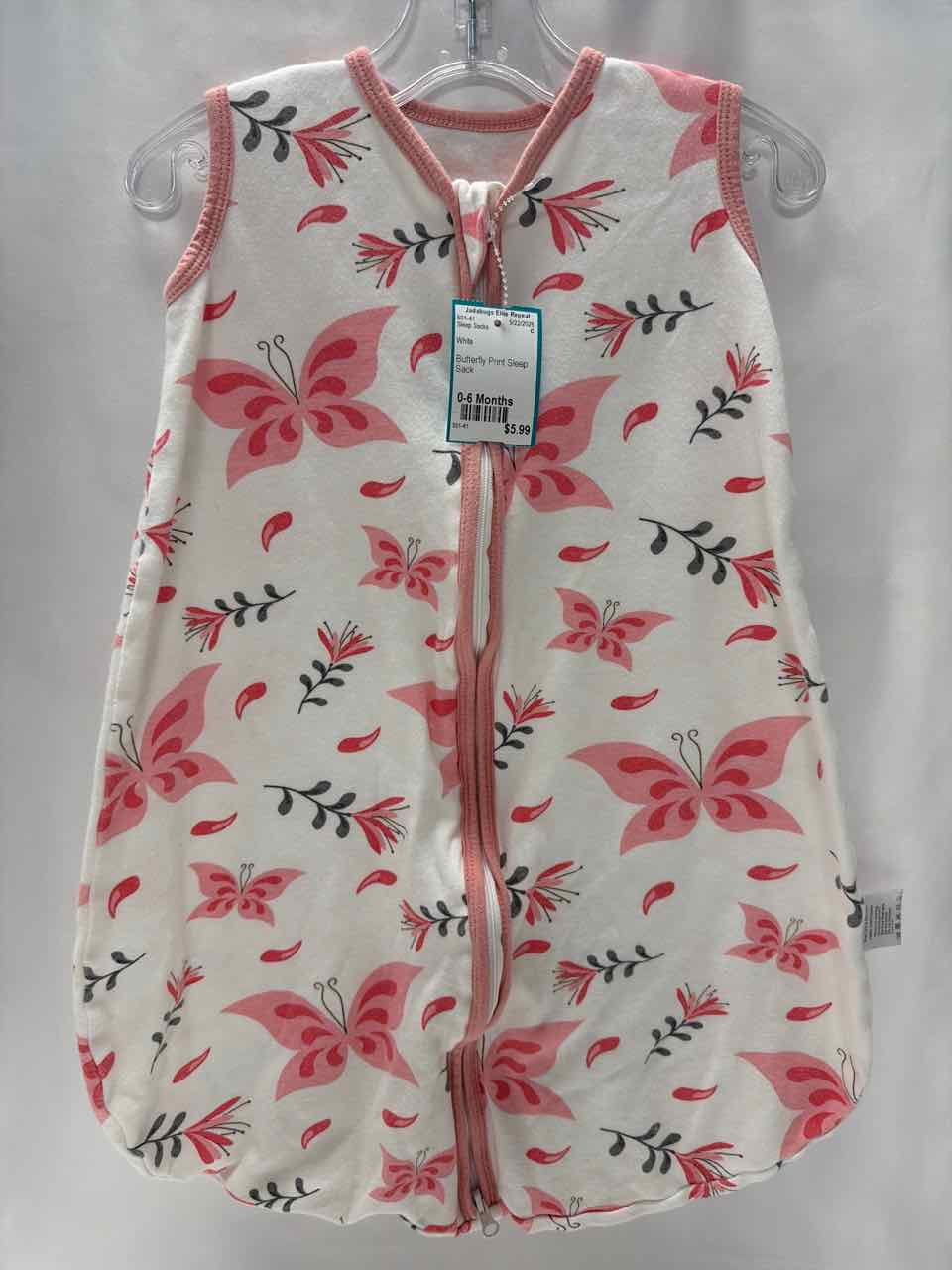Unbranded Size 0-6 Months White Sleep Sacks