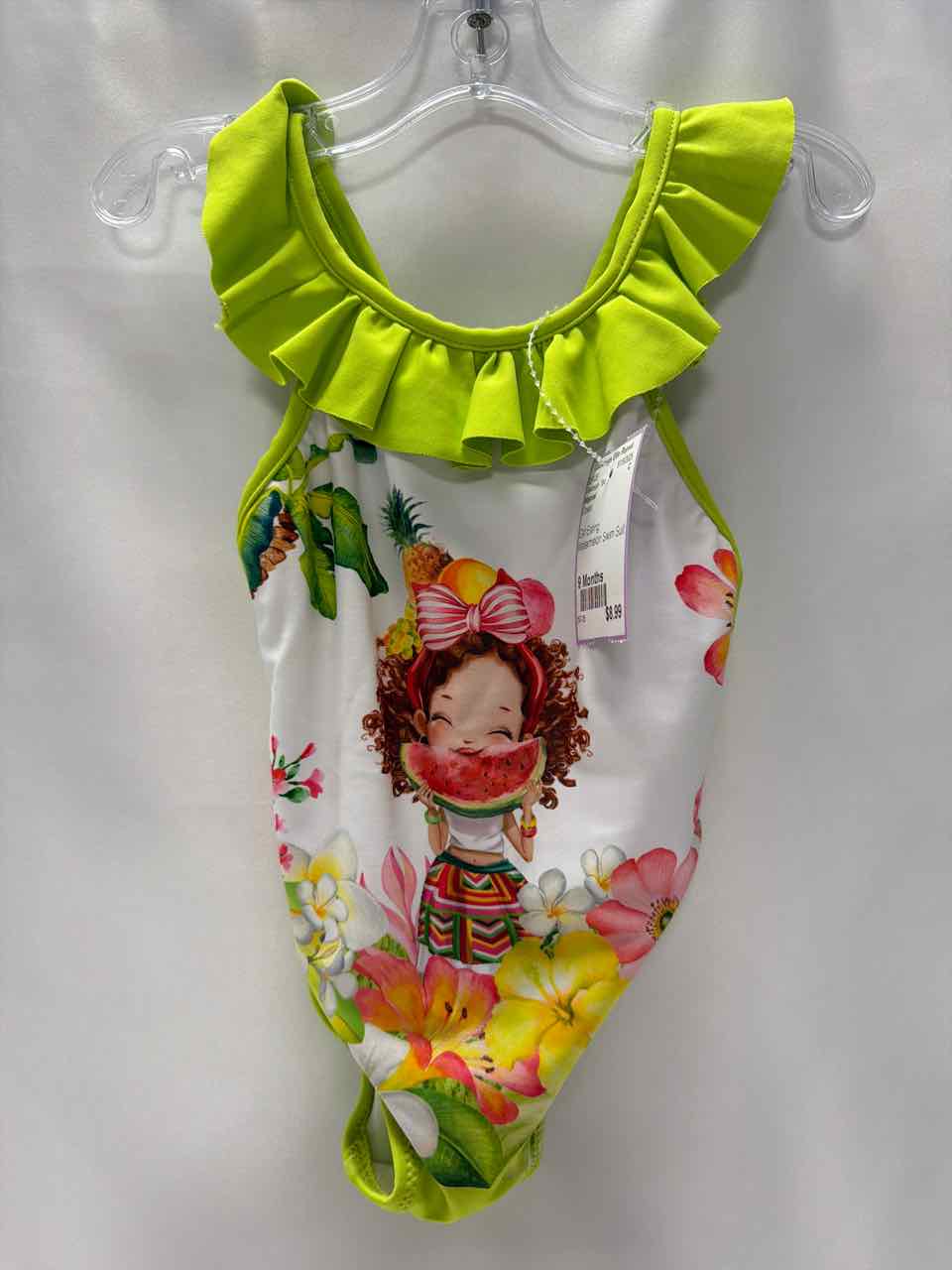 Mayoral Size 9 Months Green Swimsuit- 1pc