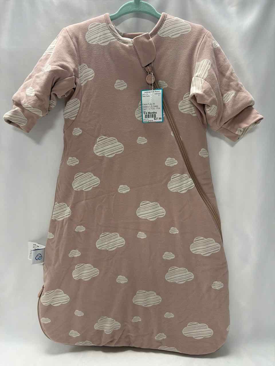 Kaiya Baby Size 0-6 Months Pink Sleep Sacks