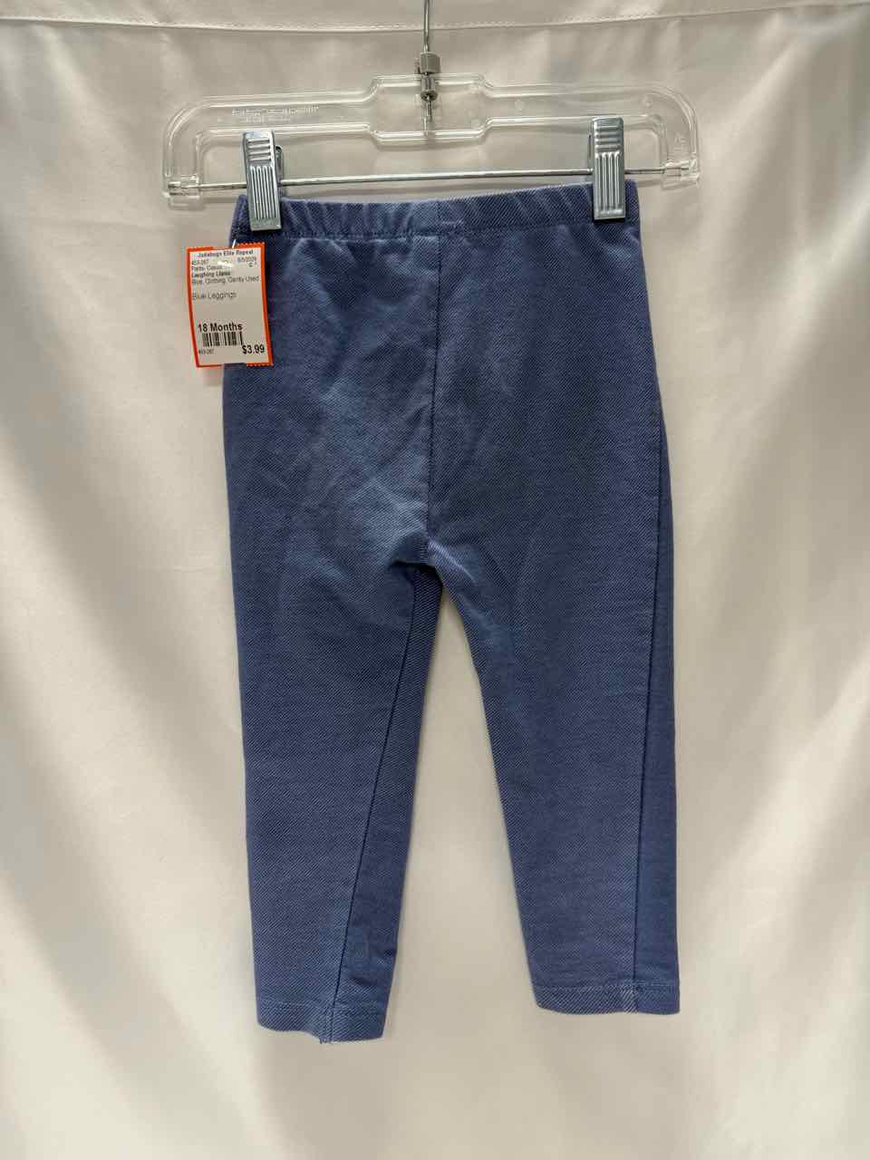 Laughing Llama Size 18 Months Blue Gently Used Pants- Casual