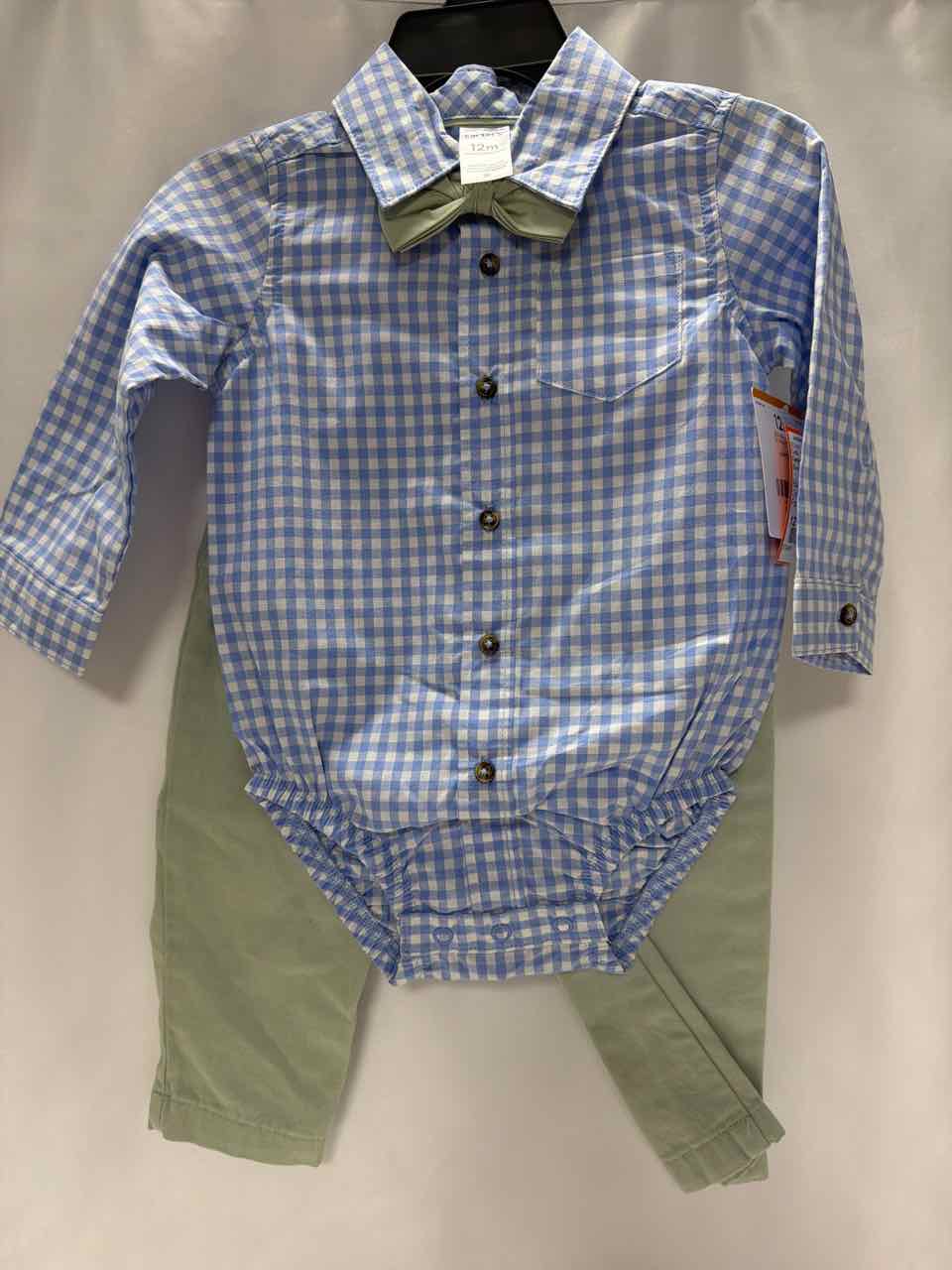 Carter's Size 12 Months Blue Outfit- 3pc