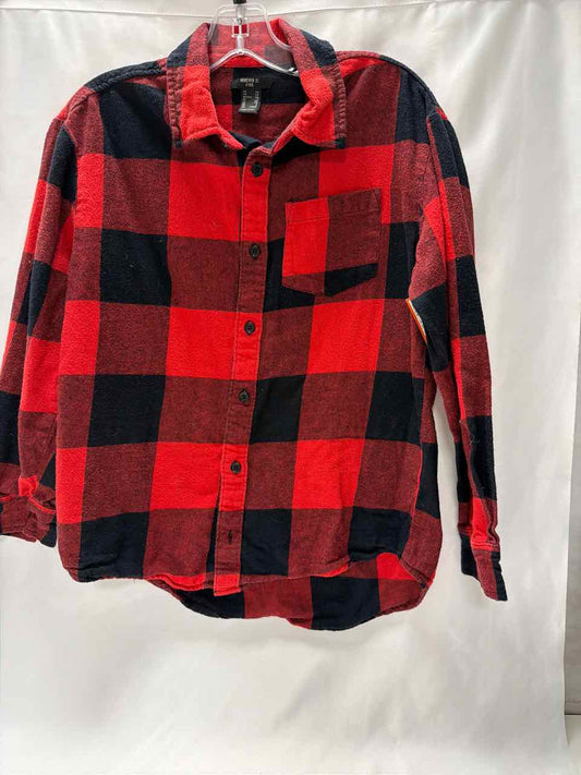 Forever 21 Size 7/8 Red Shirt- Casual
